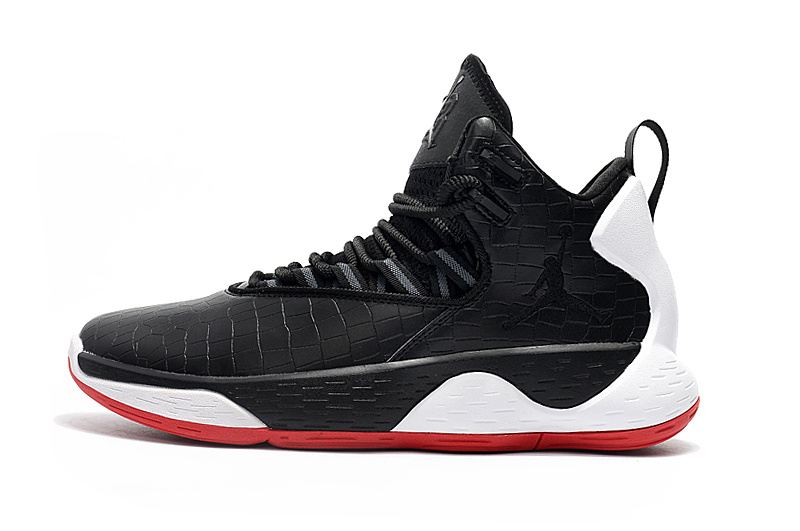 Jordan Super Fly MVP Black White Red Shoes